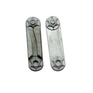 Pasacadena curvo con tapa metal